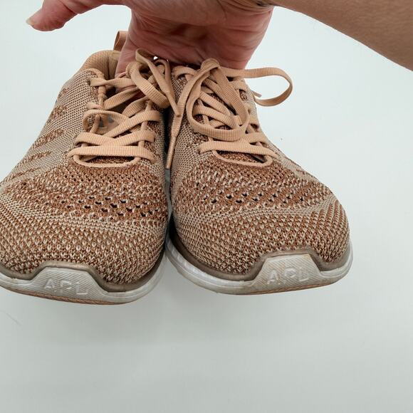 APL Athletic Propulsion Labs TechLoom Pro Knit Lace Up Sneakers Womens 7 - Picture 3 of 11